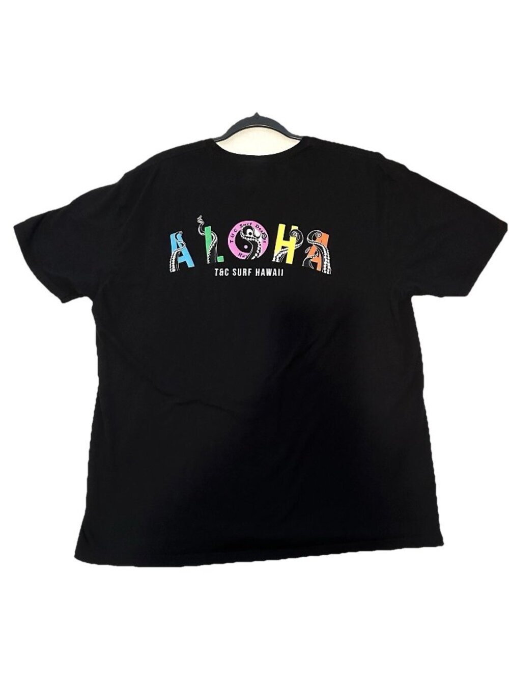 T&C Town and Country Surf Designs Hawaii Aloha Tako Octopus T Shirt XL